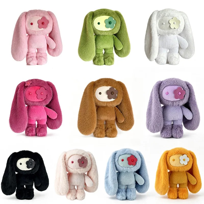 Kids Toys Doll - 30 センチメートルかわいいジュジュウサギぬいぐるみフラワーアイバニーぬいぐるみかわいい長い耳のおもちゃ家の装飾グッズギフト女の子のための