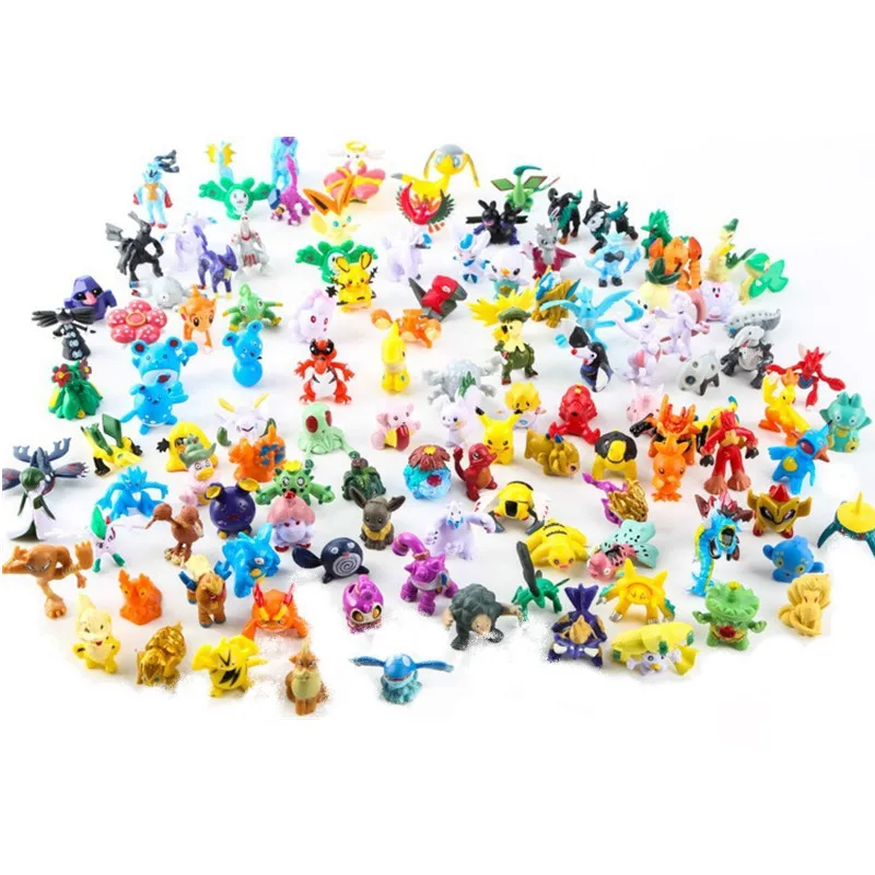 Kids Toys Doll - 2-3 センチメートルポケモンアニメフィギュアピカチュウかわいいアクションモデル装飾装飾ミニモデル人形おもちゃ子供の誕生日プレゼント