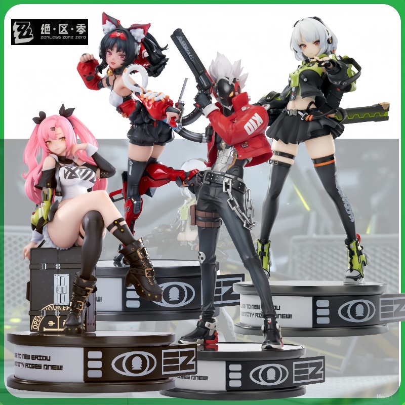 Kids Toys Zone - APEX-TOYSキャンプシリーズのアニメフィギュア、ゼンレスゾーンゼロ、ニコール・デマラ/ネコミヤ・マナ/ビリー・ザ・キッド/アンビー、1/7スケール。