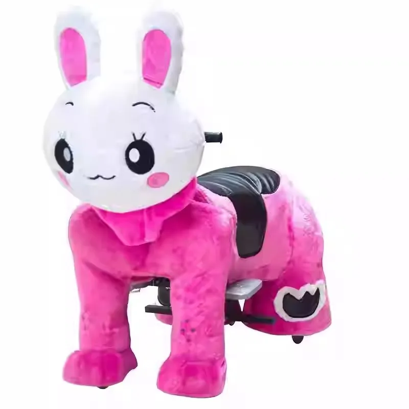 Kids Toys Mall - 男女兼用子供用電動乗用玩具ぬいぐるみ馬型歩行玩具犬型、モールでの使用に最適