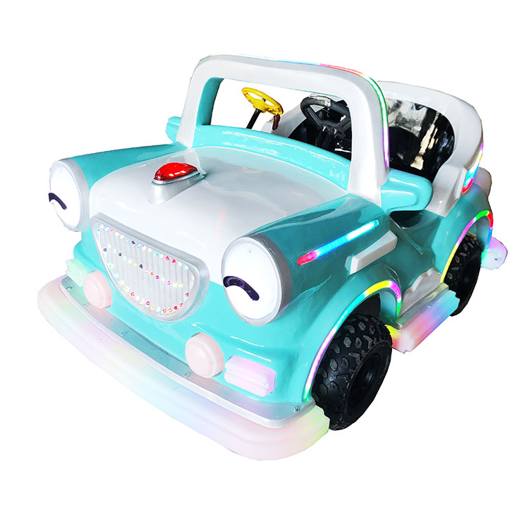 Kids Toys Mall - 屋内/屋外用子供向け電動バンパーカー、親子で遊べるLEDライトと音楽付きドッジムカー、ショッピングモールや公園向け24V