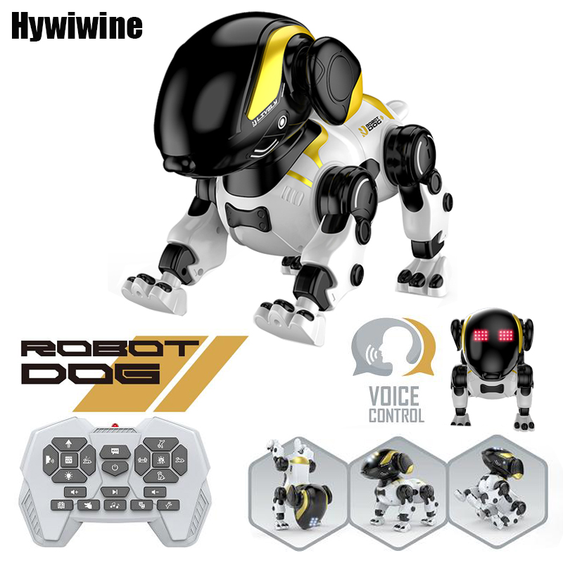 Kids Toys Under 50 - リモコンロボット犬エモ RC ロボット音声インテリジェントウォーキングダンスインタラクティブペット子犬遊びかわいい子供のおもちゃ子供のため