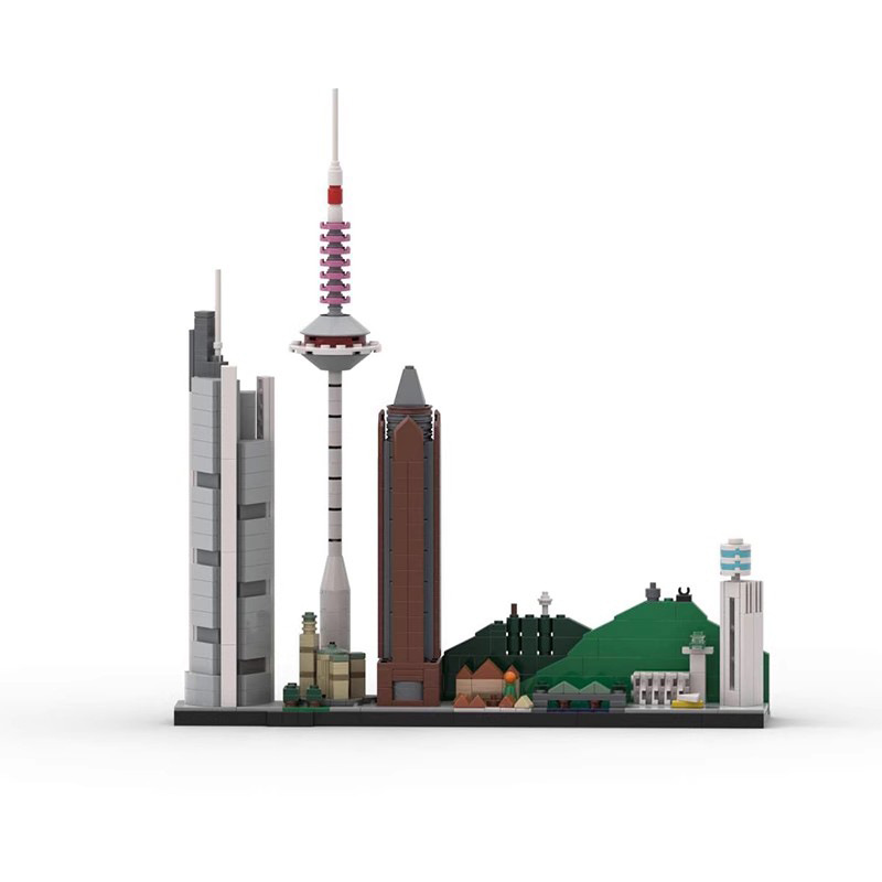 Kids Toys Vancouver - 子供のための都市建築ビルディングブロック,子供のための新しいモデル,誕生日のおもちゃ,クロツツダムスカイライン,アメリカ,クロツツツダムドツツダム,流行と新しい