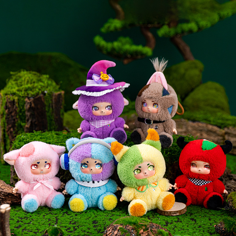 Kids Toys Doll - かわいいハロウィン魔女人形ビニール顔ぬいぐるみカラフルな人形人気のぬいぐるみ子供のための魔女ギフトハロウィンパーティー