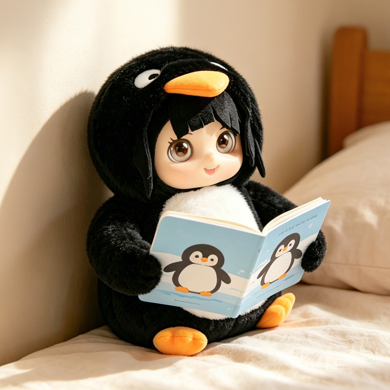 Kids Toys Doll - かわいいググガガぬいぐるみ映画ぬいぐるみかわいいペンギン明るい色の香りのあるビニール人形子供のおもちゃ女の子の誕生日プレゼント