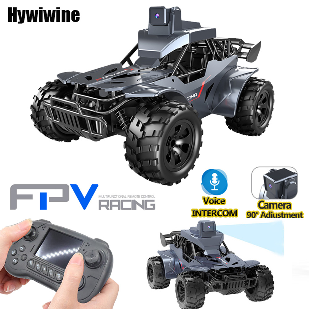 Kids Toys Under 50 - 2.4G FPVカメラ搭載RCカー LCDリモコン付きリアルタイム伝送 高速オフロードレーシングカー 音声チャット機能付きおもちゃ 子供・大人向け