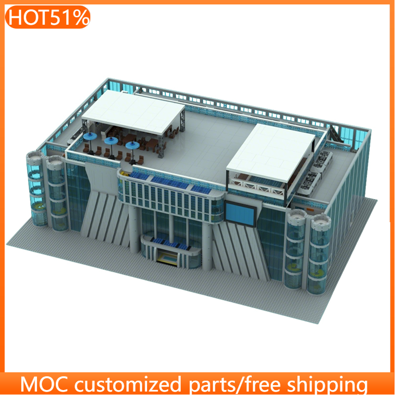Kids Toys Mall - 17446ピース コンストラクションモール MOC カスタマイズ モジュラービルディングブロック シンプルで人気のあるクリエイティブデザイン