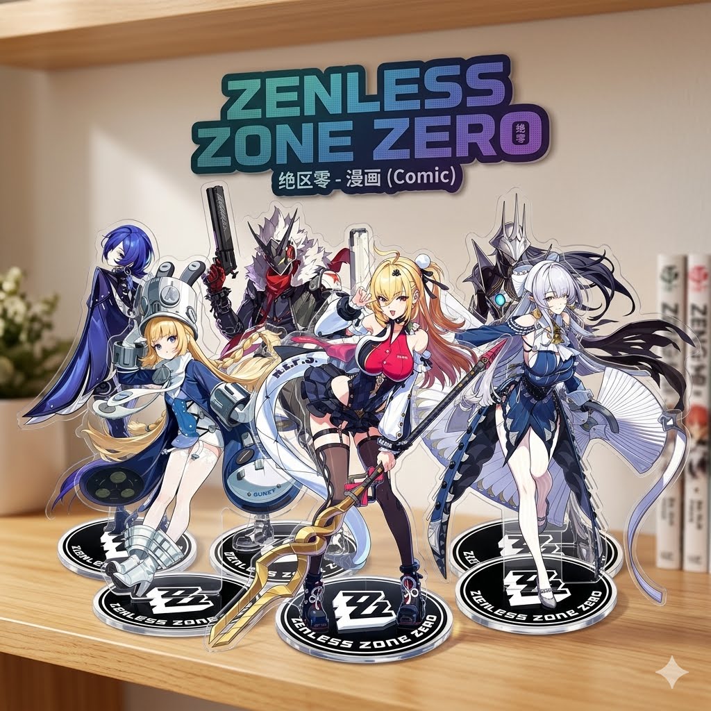 Kids Toys Zone - ゼンレスゾーンゼロビリーキッドアニメアクリルスタンドフィギュア机サインボードコレクションモデルプレートおもちゃキーチェーンペンダントクールな贈り物