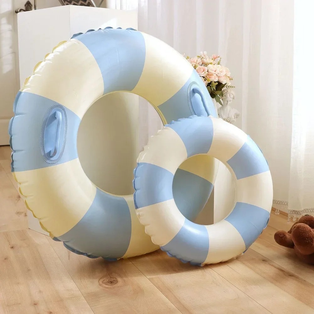 Kids Toys Play Youtube - Rooxin ドーナツ型浮き輪、ティーンキッズ用インフレータブルプールフロート、スイミングサークル、ベビー用スイムチューブ、ウォータープレイ、プール用おもちゃ