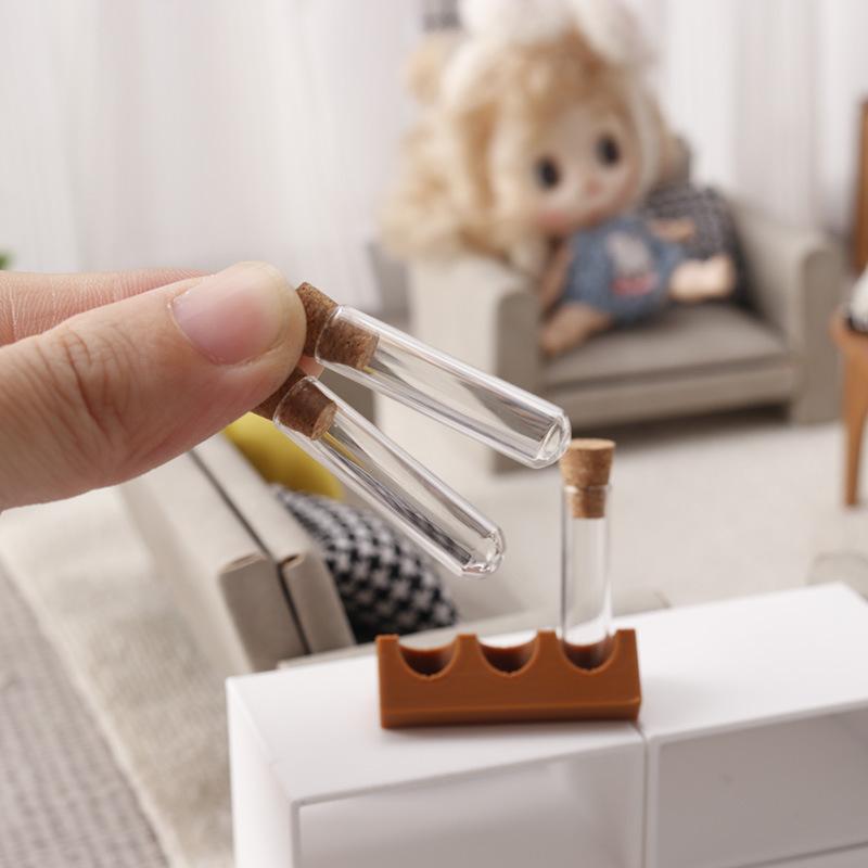 「模擬ミニガラス瓶試験管ラックキット付き1/12ドールハウス - Kids Toys Play Youtube のレビューと価格
