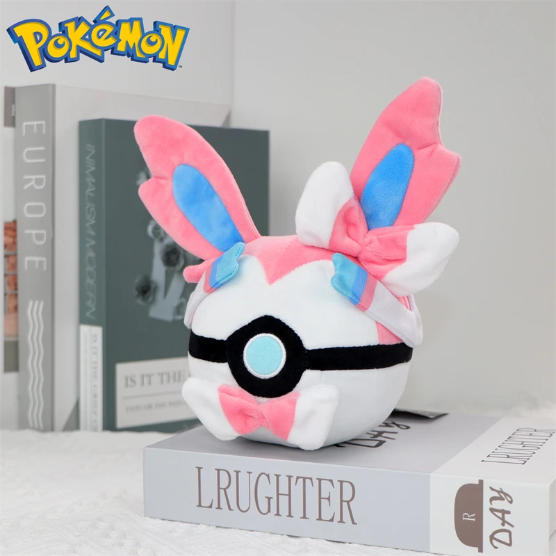 かわいいポケモンモンスターボールぬいぐるみシルベオンバターフ - Kids Toys Doll のレビューと価格