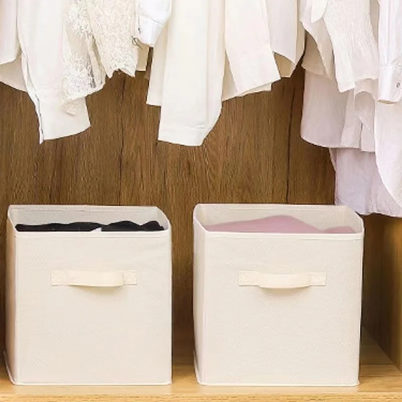 キューブ型不織布収納ビン折りたたみ式収納ボックス家庭用品、子 - Kids Toys Drawers のレビューと価格