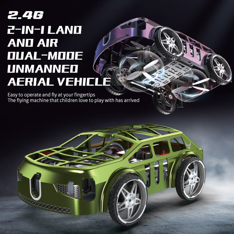 RC ドローン 2 で 1 空地上空飛ぶ車リモートコントロー - Kids Toys Under 50 のレビューと価格