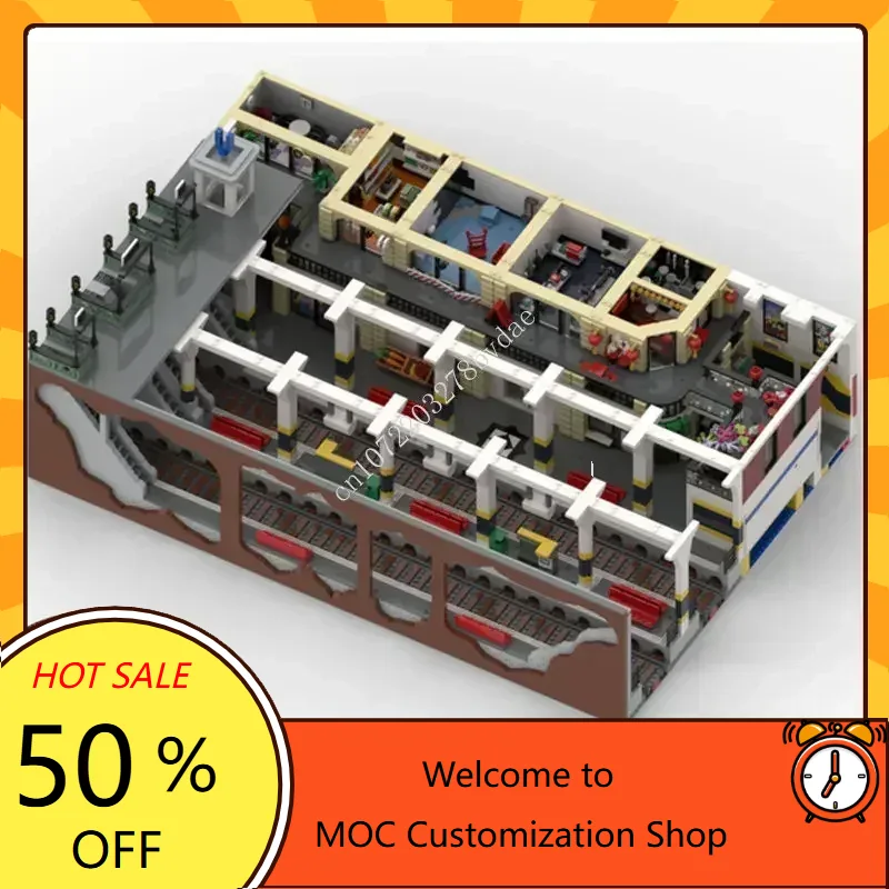 11937ピース 地下鉄駅とショッピングモール MOC パズ - Kids Toys Mall のレビューと価格