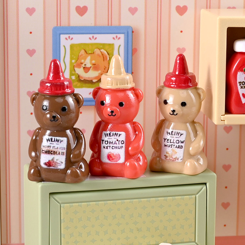 10 個 1/12 ドールハウス模擬リトルベアジャムボトルド - Dollhouse Furniture Set のレビューと価格