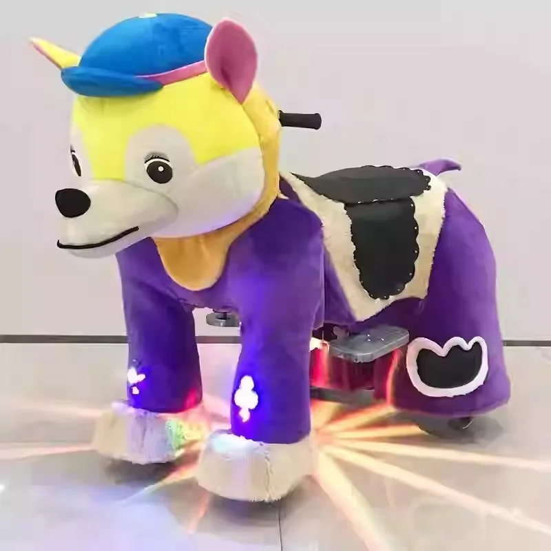 男女兼用子供用電動乗用玩具ぬいぐるみ馬型歩行玩具犬型、モール - Kids Toys Mall のレビューと価格