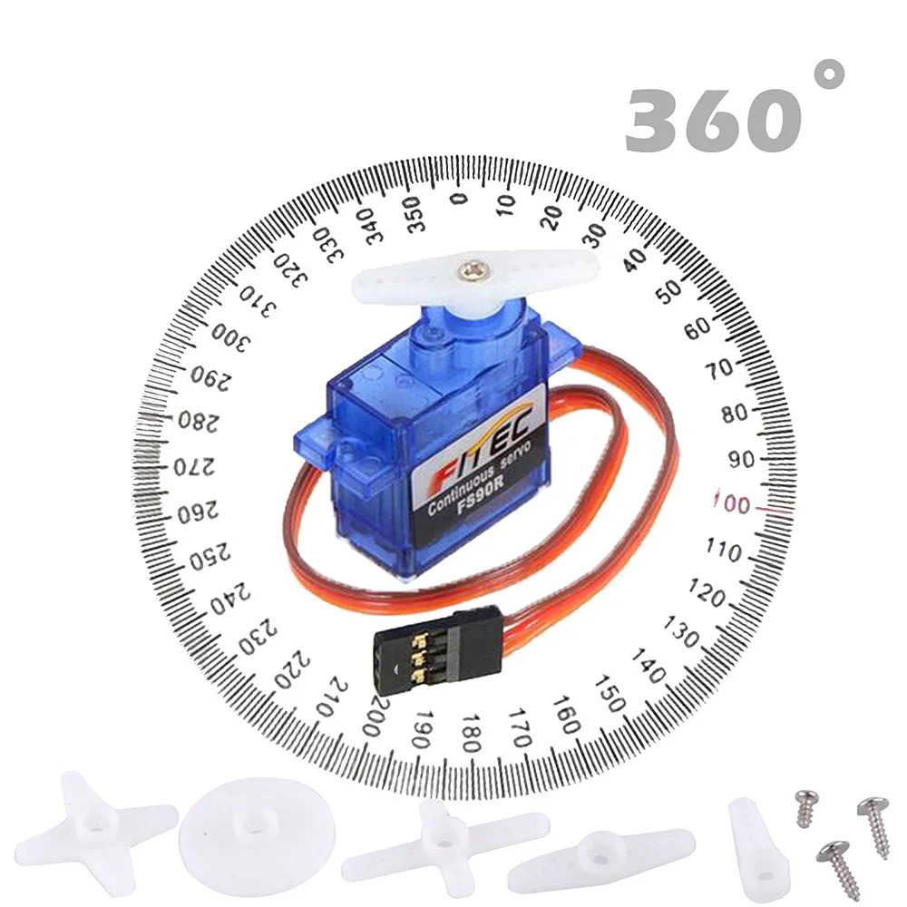 Feetech ミニ FS90R マイクロサーボ 360 度 - Kids Toys Remote Car のレビューと価格