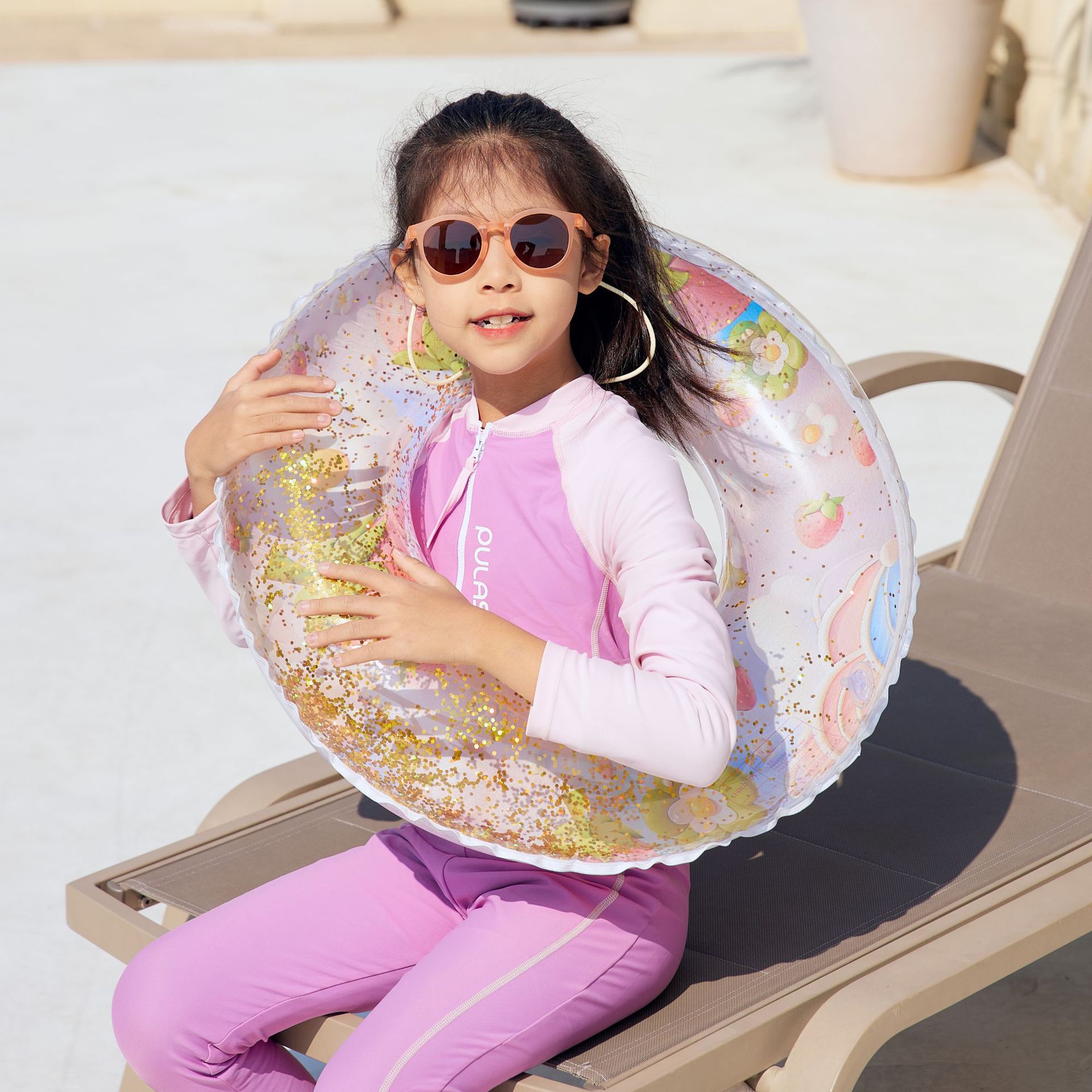イン夏のフルーツスパンコール水泳リングチューブインフレータブ - Kids Toys Play Youtube のレビューと価格