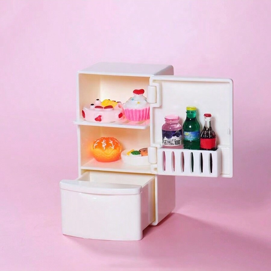 ドールハウスミニチュア冷蔵庫：1/12ミニチュア模擬キッチン - Dollhouse Furniture Set のレビューと価格