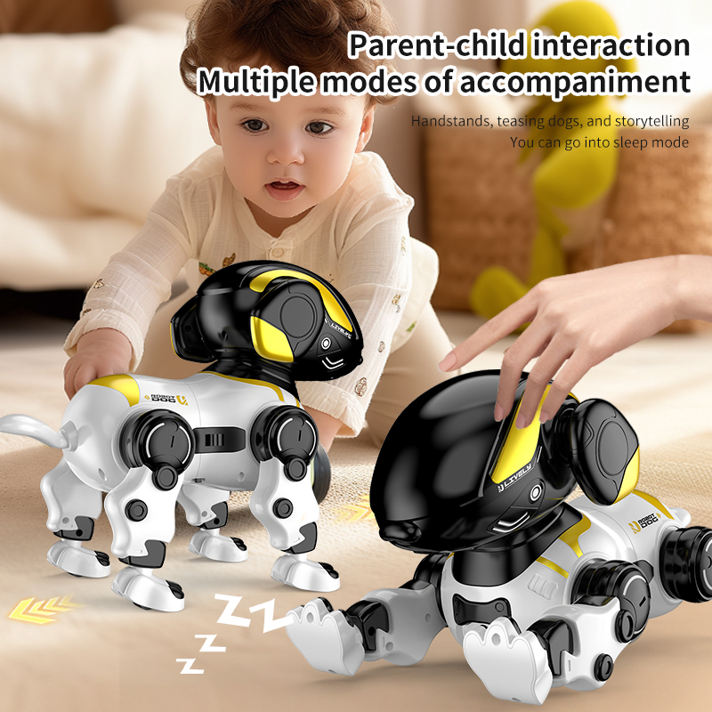 リモコンロボット犬エモ RC ロボット音声インテリジェントウ - Kids Toys Under 50 のレビューと価格