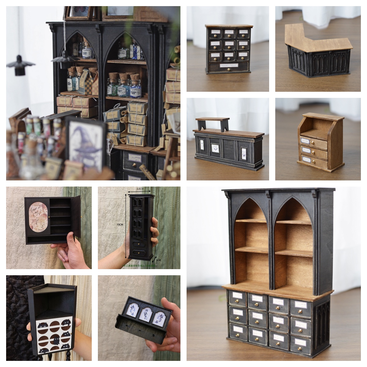 ドールハウス家具セット DIYキットまたは完成品 |   コ - Dollhouse Furniture Set のレビューと価格