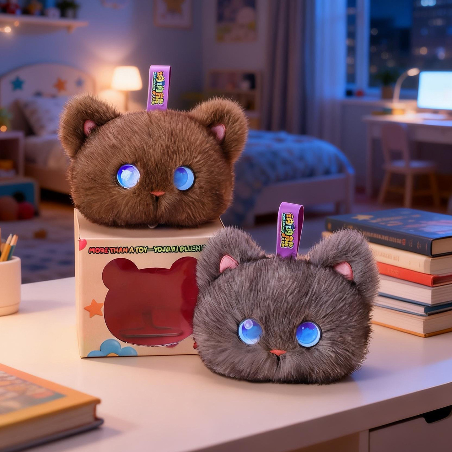 トボットAIぬいぐるみ猫のおもちゃ、インタラクティブな感情的 - Kids Toys Doll のレビューと価格