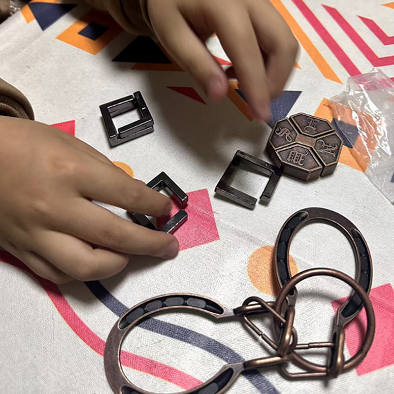 3個セット 絶縁れた金属製パズル 脳トレ IQテストおもちゃ - Kids Toys Very のレビューと価格