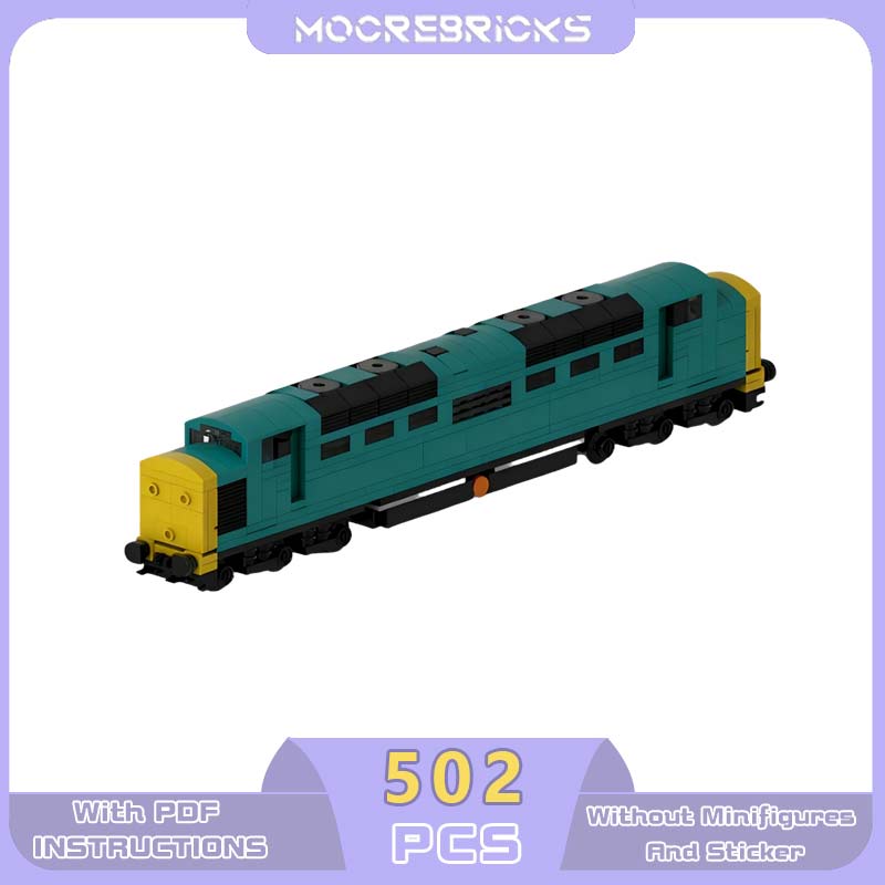 MOC 人気の鉄道クラス 55 機関車ビルディングブロックモ - Popular Kids Xmas Toys のレビューと価格