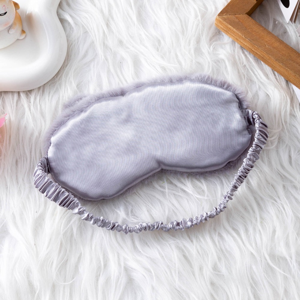 女性向けのかわいい猫のぬいぐるみアイマスク、漫画風アイマスク - Soft Plush Doll のレビューと価格