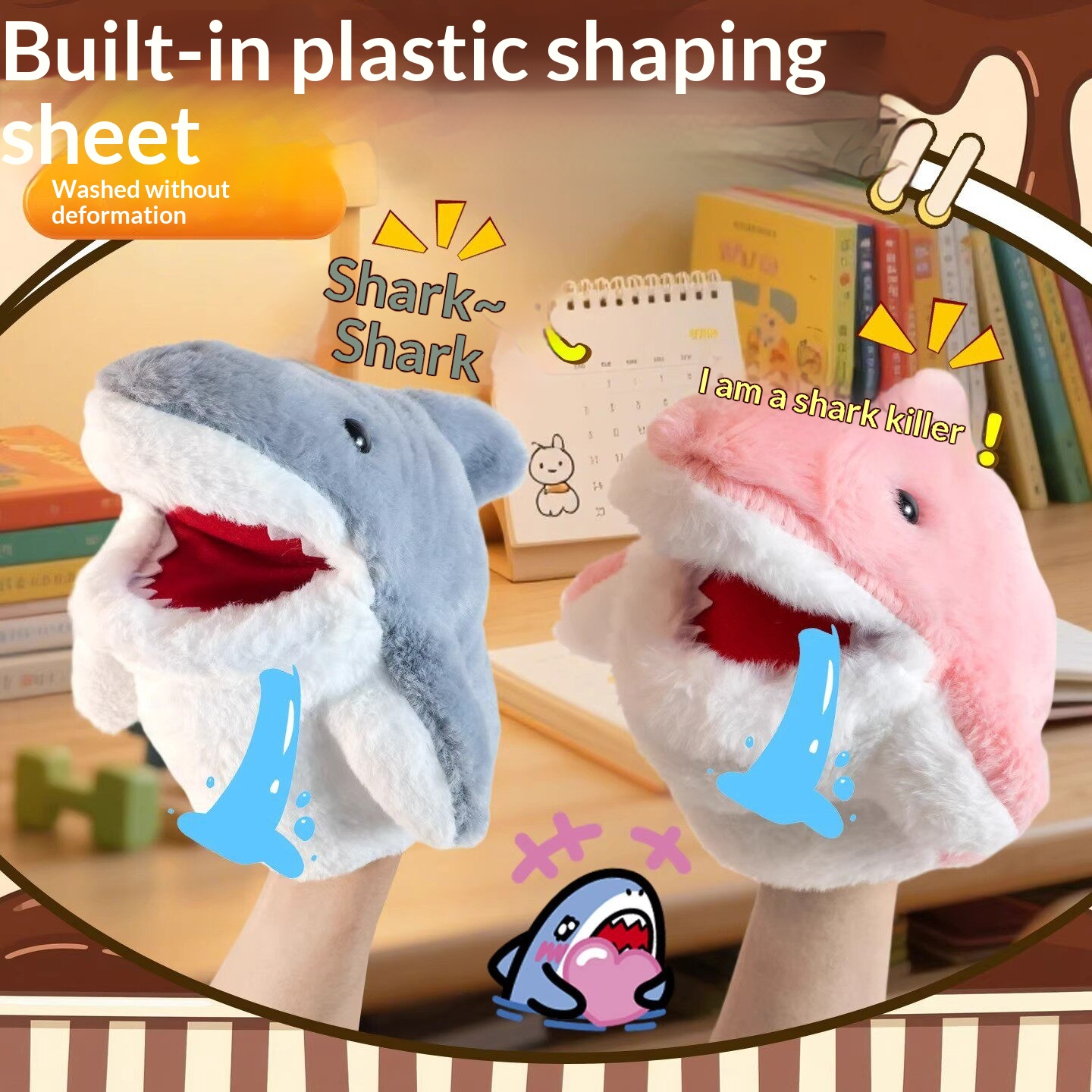 サメハンドパペットぬいぐるみサメアームグローブおもちゃ面白い - Kids Toys Doll のレビューと価格