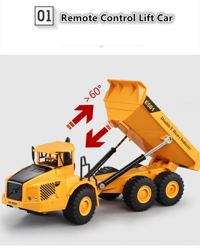 リモコンダンプトラック RC 1:20 2.4G 30分 4 - Kids Toys Under 50 のレビューと価格