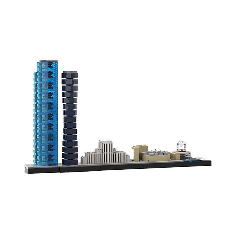 MOC バンクーバースカイラインモデルクリエイティブレンガ都 - Kids Toys Vancouver のレビューと価格