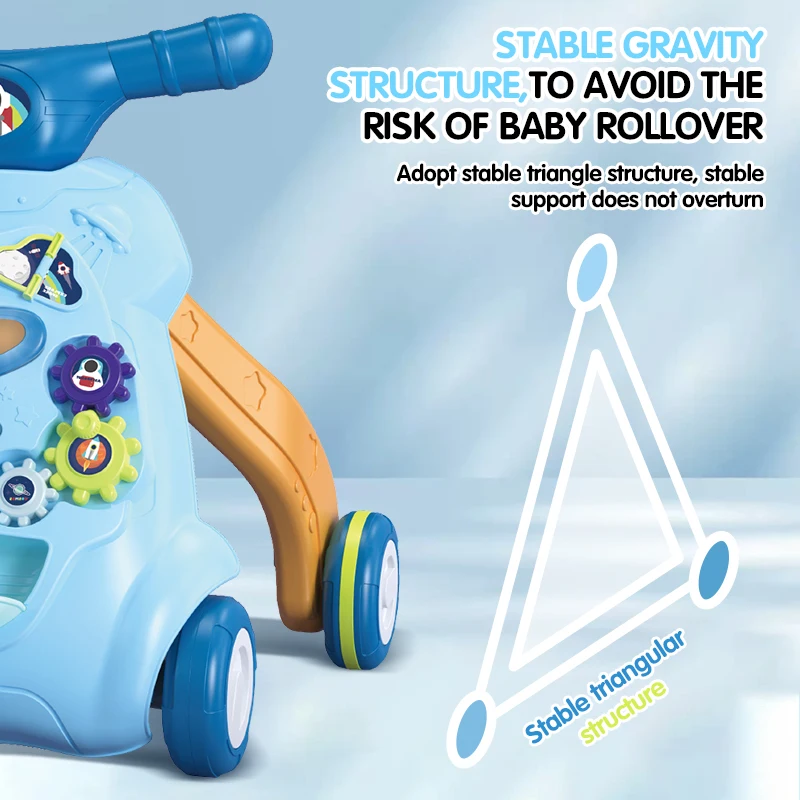 子供用プッシュアンドプル学習ウォーカー多機能アクティビティお - Kids Toys Under 50 のレビューと価格