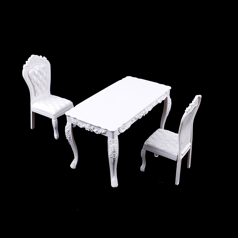 ドールハウス 1:6 キッチン家具 ダイニングテーブル 椅子 - Dollhouse Furniture Set のレビューと価格