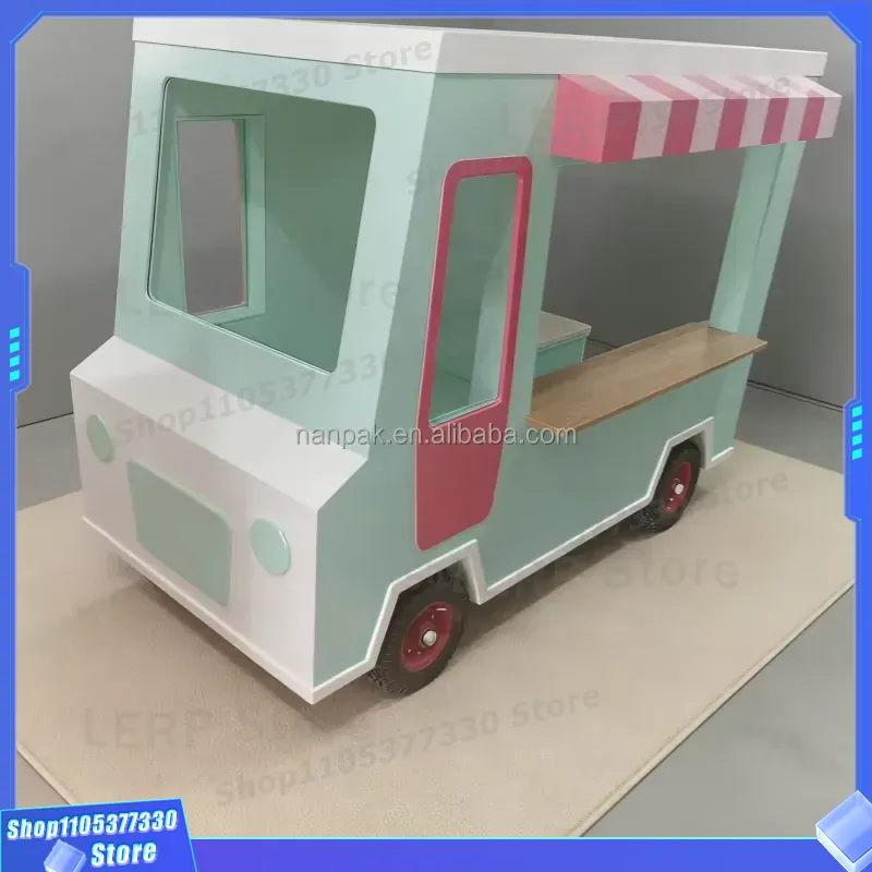 木製アイスクリームカートおもちゃ 車輪付き 子供用 屋内遊具 - Kids Toys Mall のレビューと価格