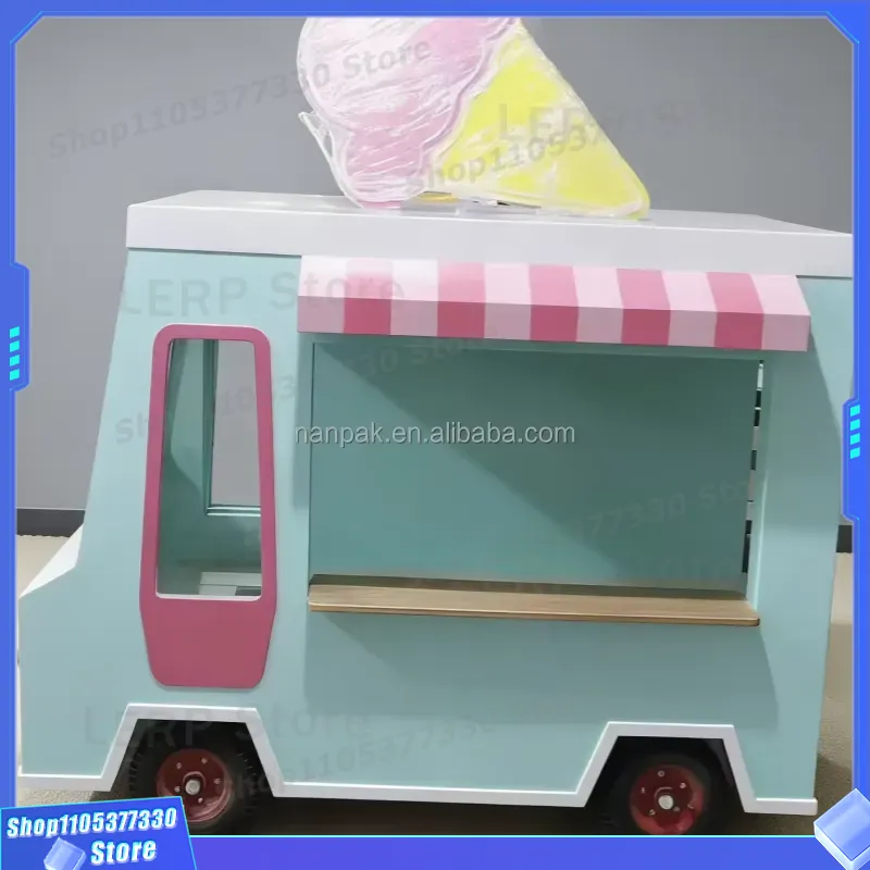木製アイスクリームカートおもちゃ 車輪付き 子供用 屋内遊具 - Kids Toys Mall のレビューと価格