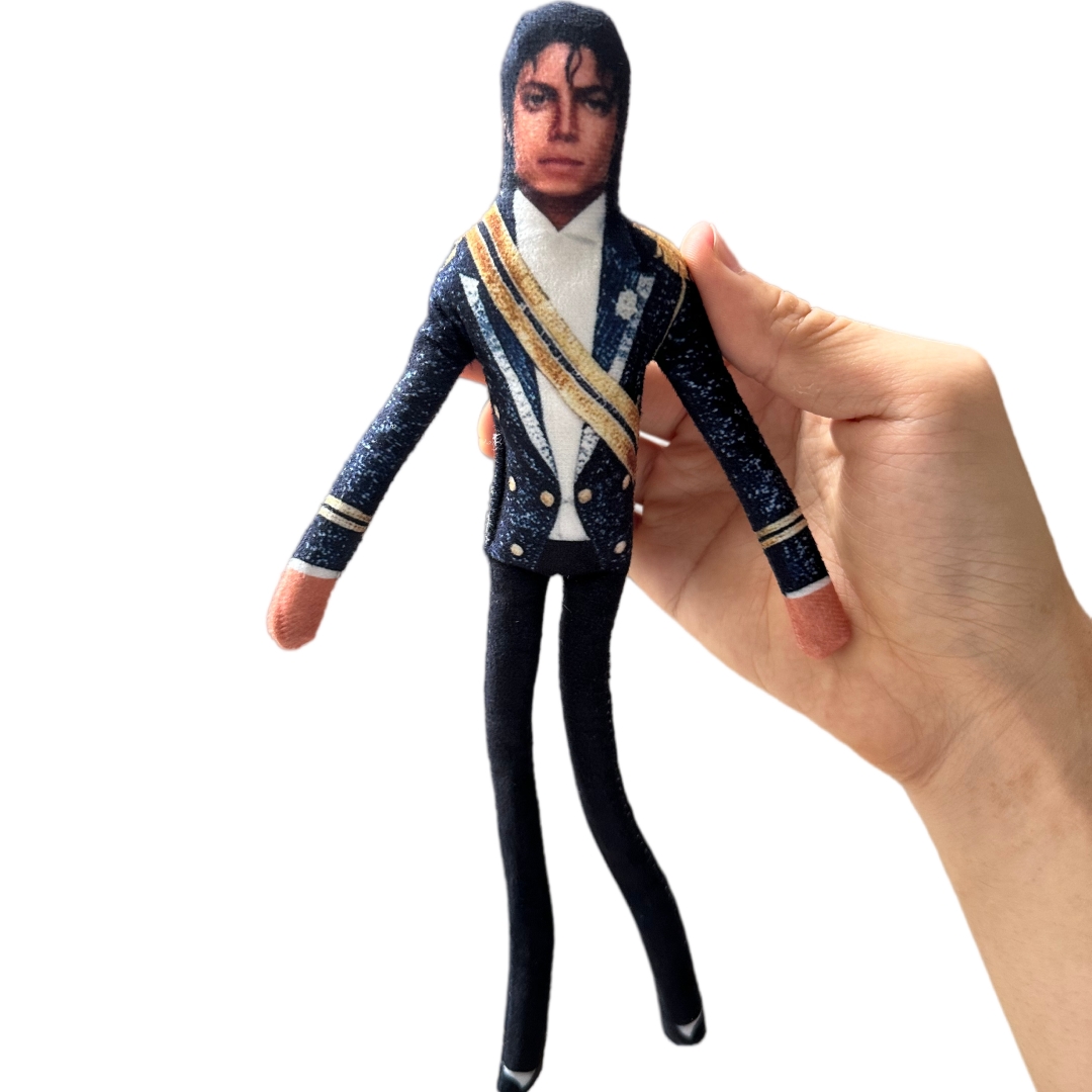 1-6 個マイケル・ジャクソンコスプレ小道具人形ぬいぐるみフ - Soft Plush Doll のレビューと価格