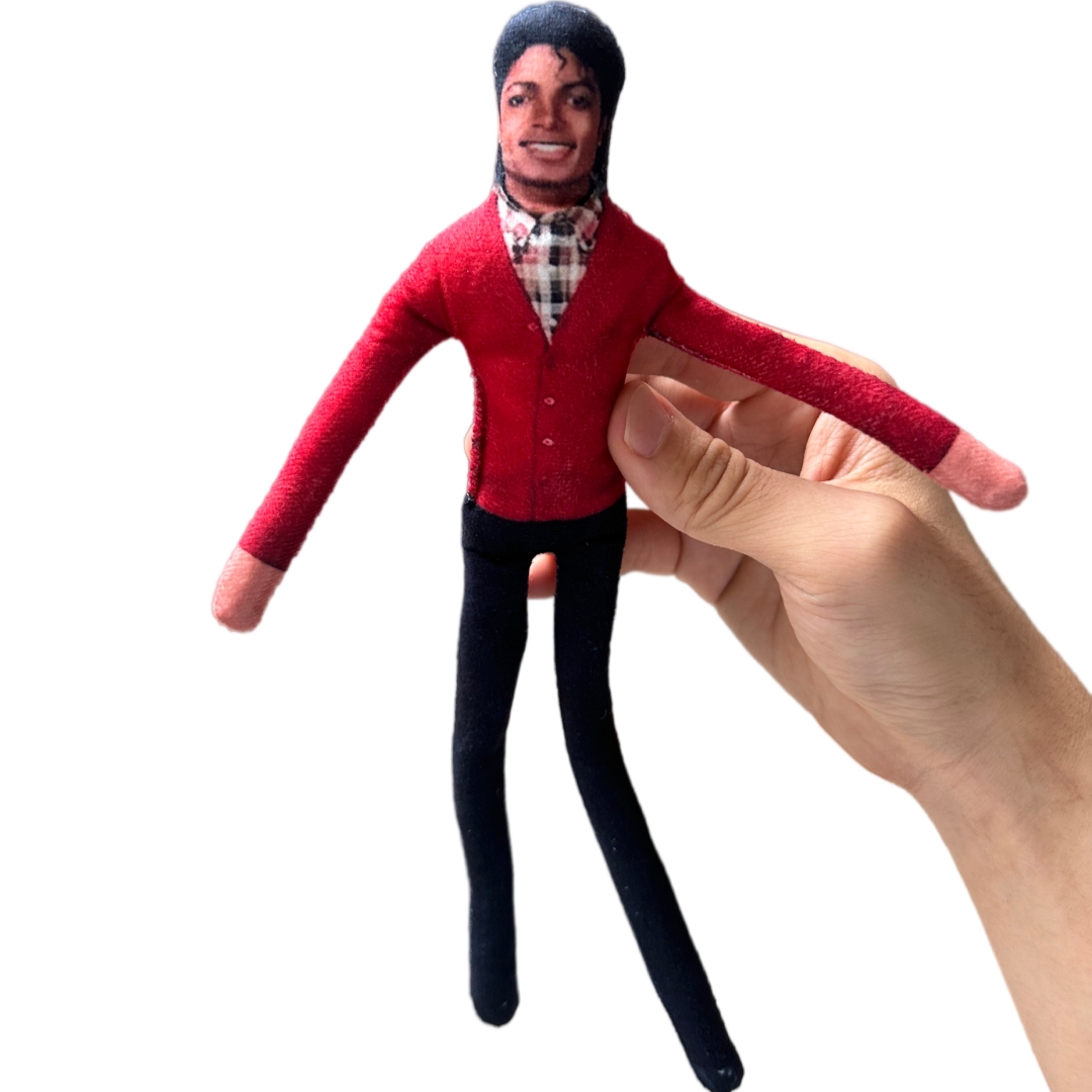1-6 個マイケル・ジャクソンコスプレ小道具人形ぬいぐるみフ - Soft Plush Doll のレビューと価格
