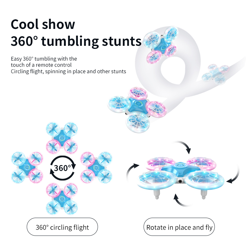 ミニドローンフラッシュ 3D フリップ 2.4 グラム 4C - Kids Toys Under 50 のレビューと価格